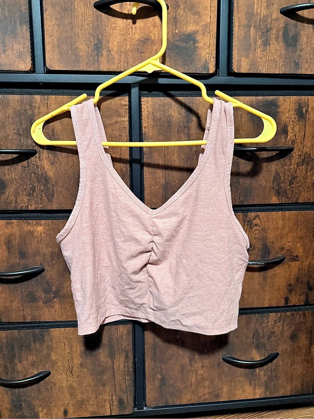 Workout Tank Top in Pink Size Large